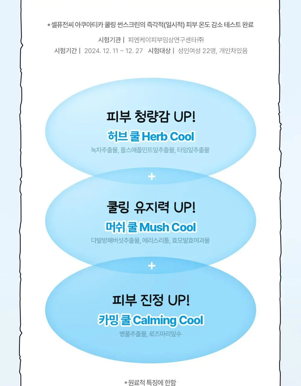[수분밀착썬/조앤프렌즈 콜라보] 셀퓨전씨 아쿠아티카 쿨링 썬스크린 35ml 더블 기획 (+10ml+조앤프렌즈 캡 키링) 상세페이지 31